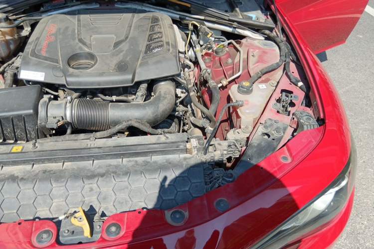 Used Alfa Romeo Giulia 2017 2.0T 280HP Luxury Edition Engine Bay Left