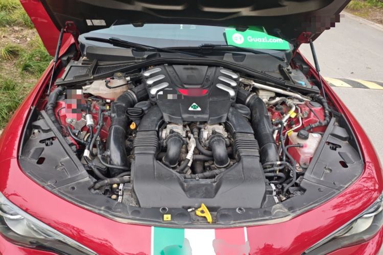 Used Alfa Romeo Giulia 2017 2.9T 510HP Four-Leaf Clover Edition Engine Bay