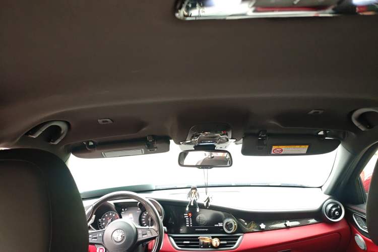 Used Alfa Romeo Giulia 2017 2.9T 510HP Four-Leaf Clover Edition Headliner