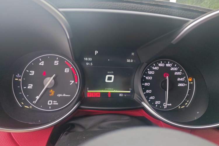 Used Alfa Romeo Giulia 2017 2.0T 280HP Luxury Sport Edition Instrument Cluster