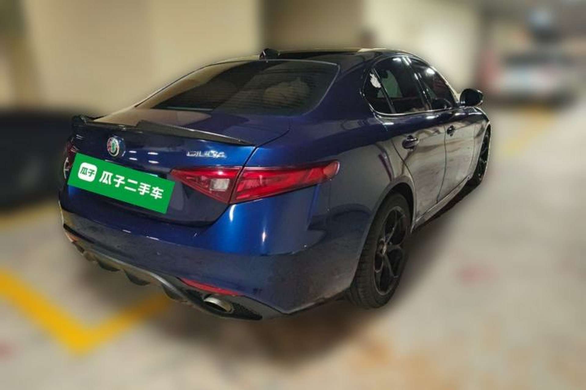 Used Alfa Romeo Giulia 2019 2.0T 280HP Luxury Edition Rear Right 45 Deg