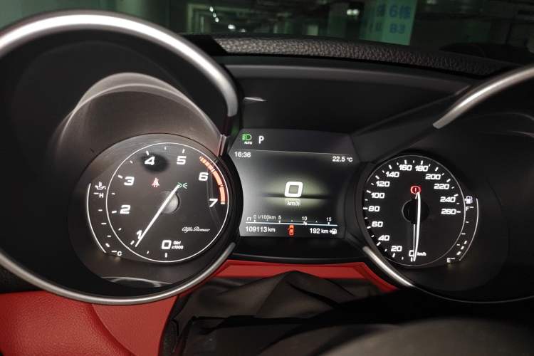 Used Alfa Romeo Giulia 2020 2.0T 280HP Track Edition Limited Release Instrument Cluster
