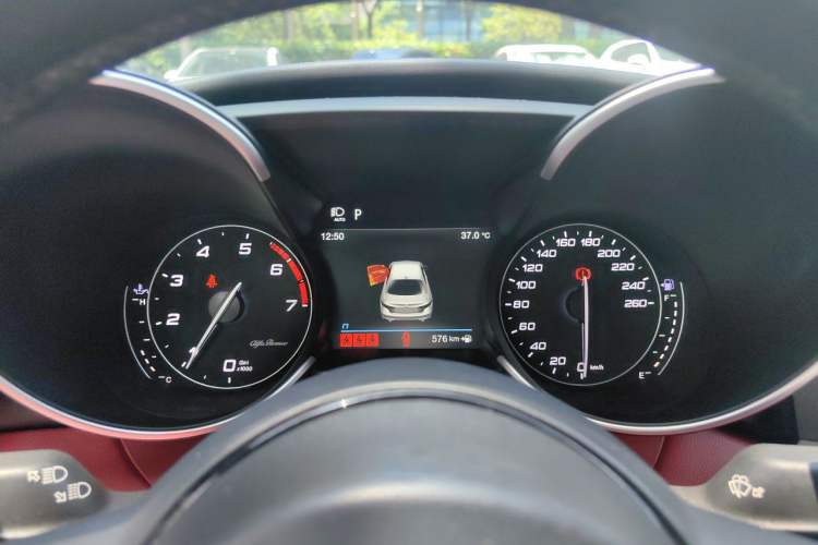Used Alfa Romeo Giulia 2020 2.0T 280HP VIRTU Limited Edition Instrument Cluster