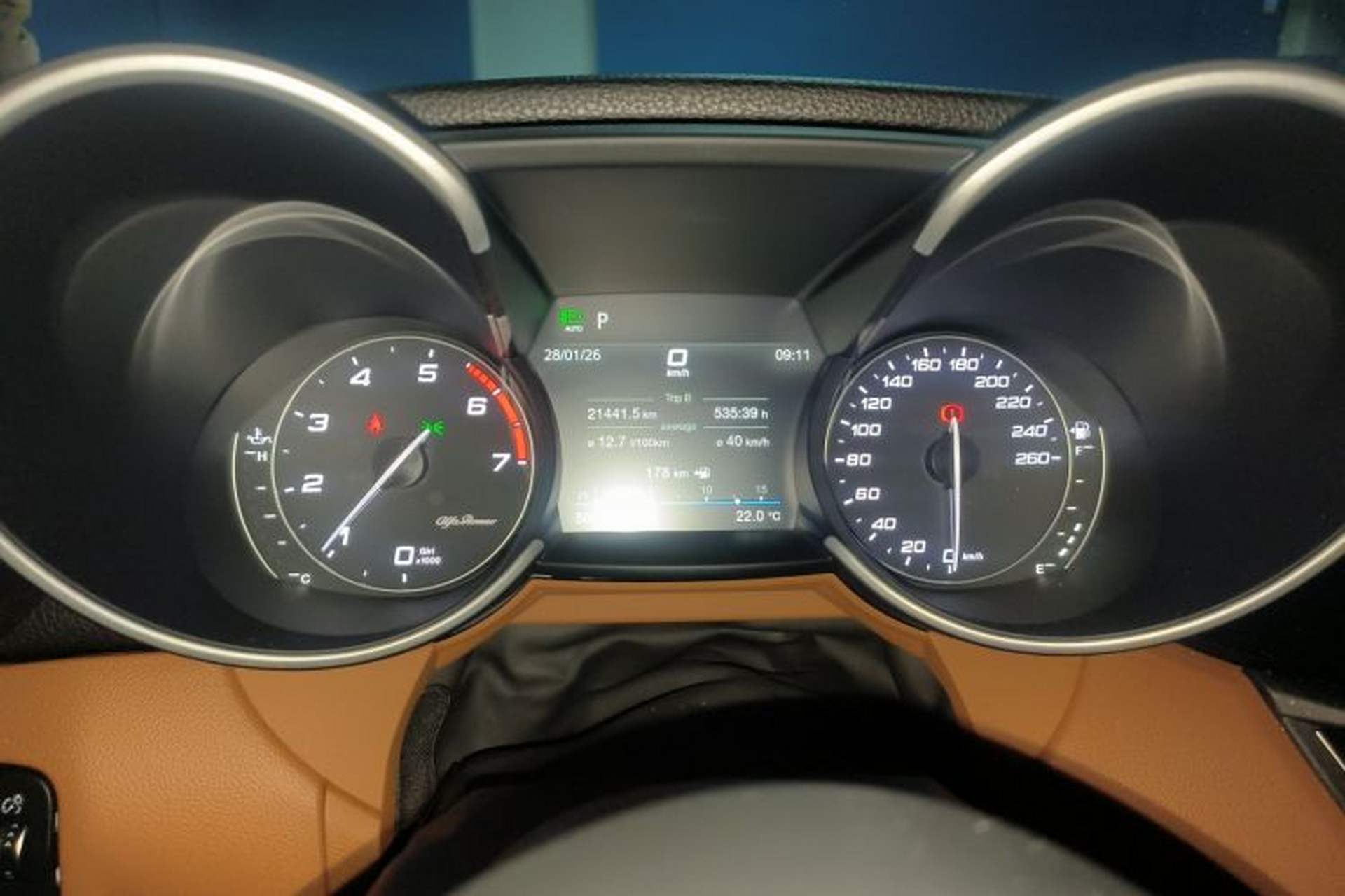 Used Alfa Romeo Giulia 2021 2.0T 280HP Luxury Edition Instrument Cluster