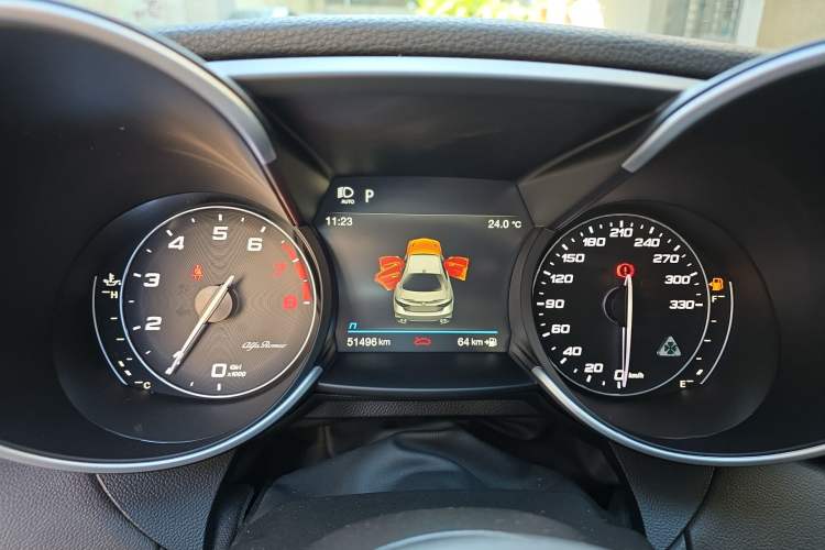 Used Alfa Romeo Giulia 2021 2.0T 280HP Luxury Sport Edition Instrument Cluster