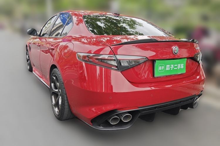 Used Alfa Romeo Giulia 2023 2.9T V6 520HP Four-Leaf Clover Edition Rear Left 45 Deg