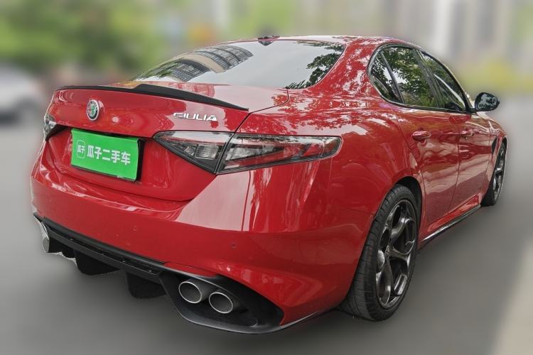 Used Alfa Romeo Giulia 2023 2.9T V6 520HP Four-Leaf Clover Edition Rear Right 45 Deg