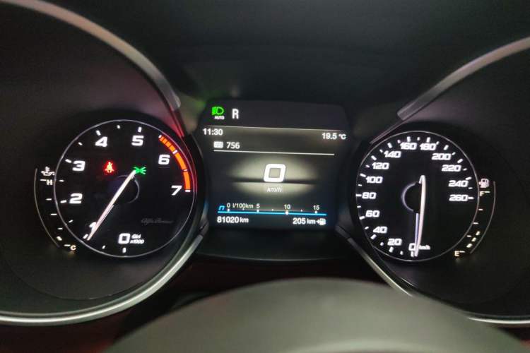 Used Alfa Romeo Stelvio 2021 2.0T 280HP Luxury Edition Instrument Cluster
