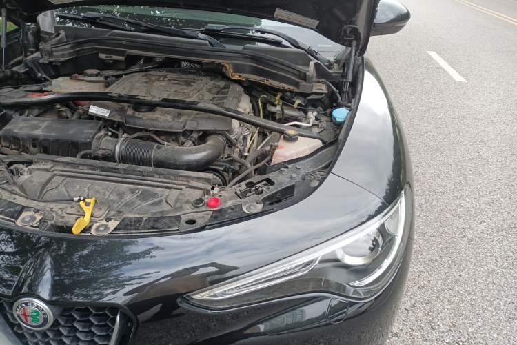 Used Alfa Romeo Stelvio 2017 2.0T 200HP Luxury Edition Engine Bay Left