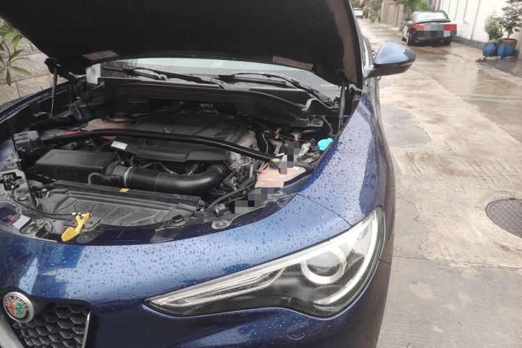 Used Alfa Romeo Stelvio 2017 2.0T 200HP Luxury Edition Engine Bay Left