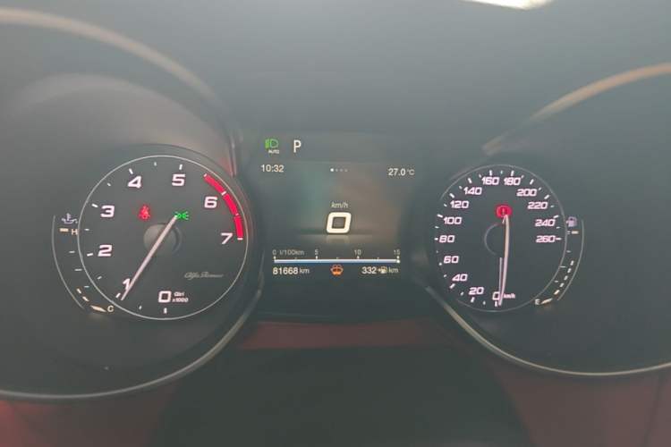 Used Alfa Romeo Stelvio 2017 2.0T 200HP Luxury Edition Instrument Cluster