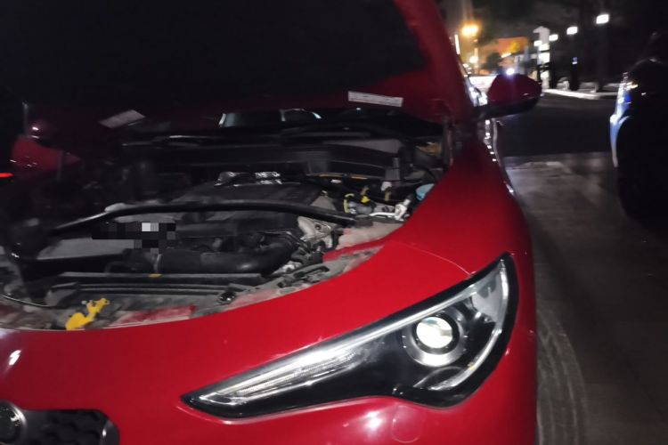 Used Alfa Romeo Stelvio 2017 2.0T 200HP Elite Edition Engine Bay Left
