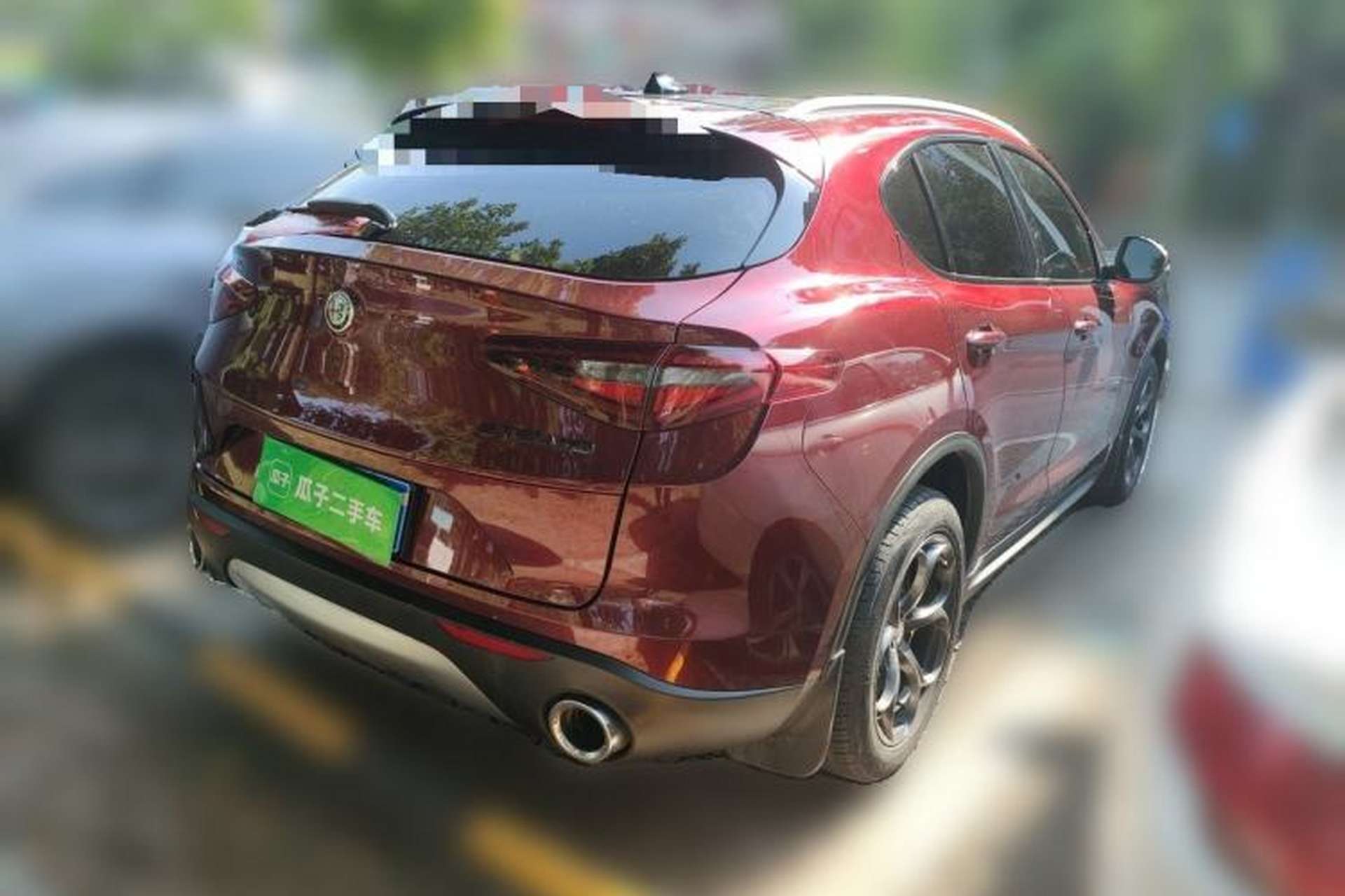 Used Alfa Romeo Stelvio 2017 2.0T 280HP Luxury Edition Rear Right 45 Deg