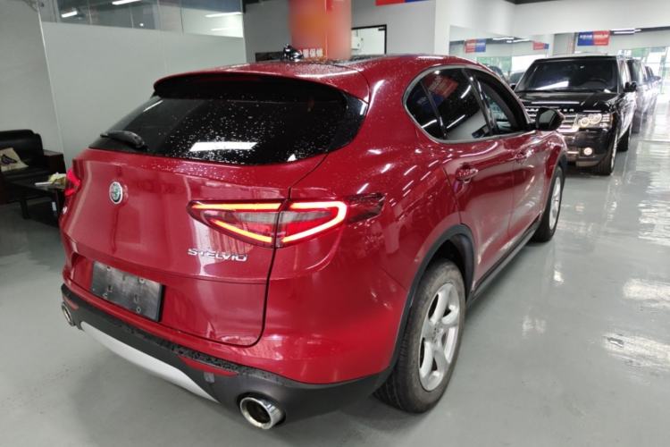 Used Alfa Romeo Stelvio 2017 2.0T 200HP Elite Edition Rear Right 45 Deg