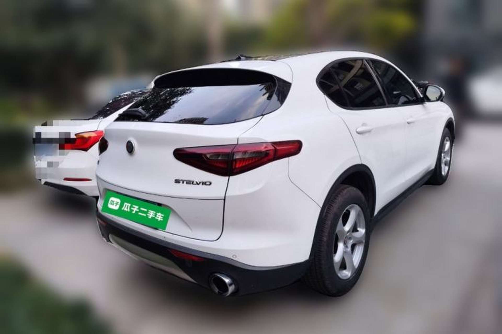 Used Alfa Romeo Stelvio 2017 2.0T 200HP Elite Edition Rear Right 45 Deg