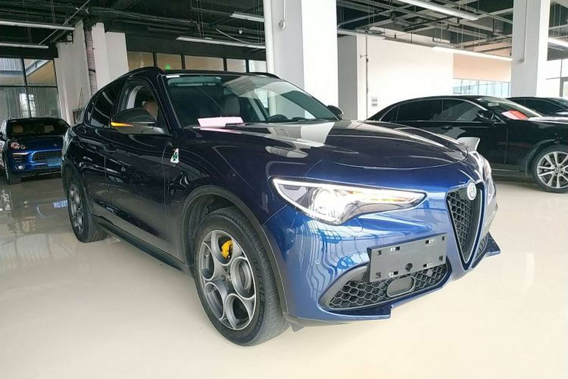 Used Alfa Romeo Stelvio 2019 2.0T 280HP Black Package Limited Edition Front Right 45 Deg