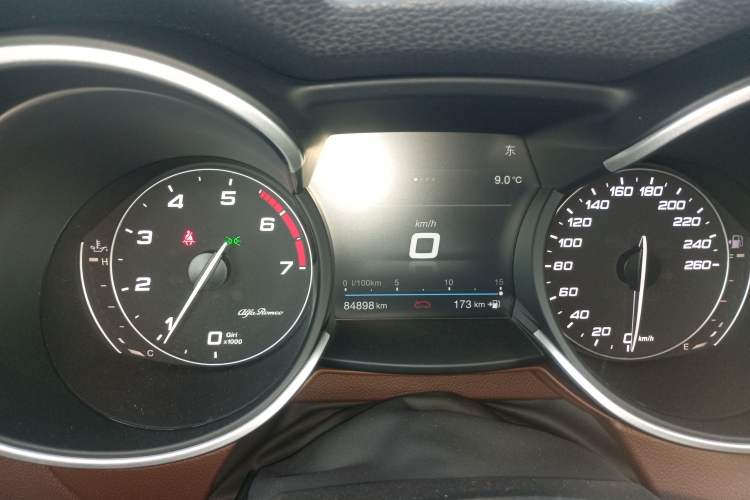 Used Alfa Romeo Stelvio 2019 2.0T 280HP Black Package Limited Edition Instrument Cluster