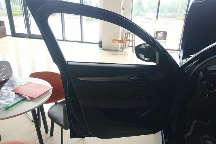 Used Alfa Romeo Stelvio 2019 2.0T 280HP Black Package Limited Edition Left Front Door Interior