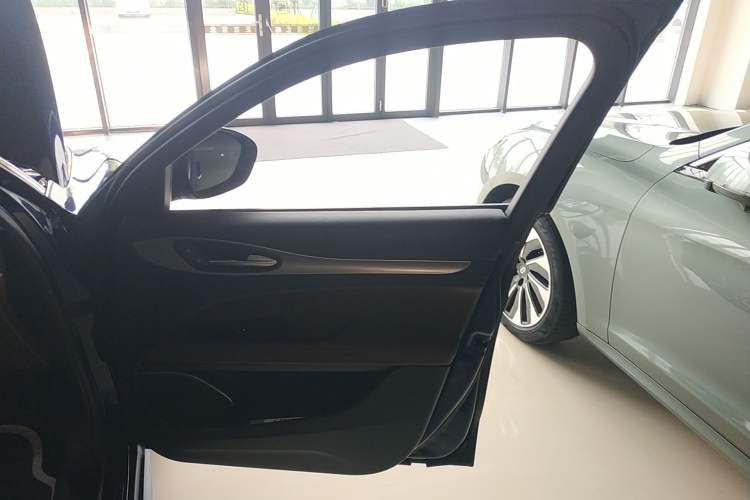 Used Alfa Romeo Stelvio 2019 2.0T 280HP Black Package Limited Edition Right Front Door Interior