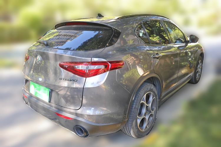 Used Alfa Romeo Stelvio 2019 2.0T 280HP Black Package Limited Edition Rear Right 45 Deg