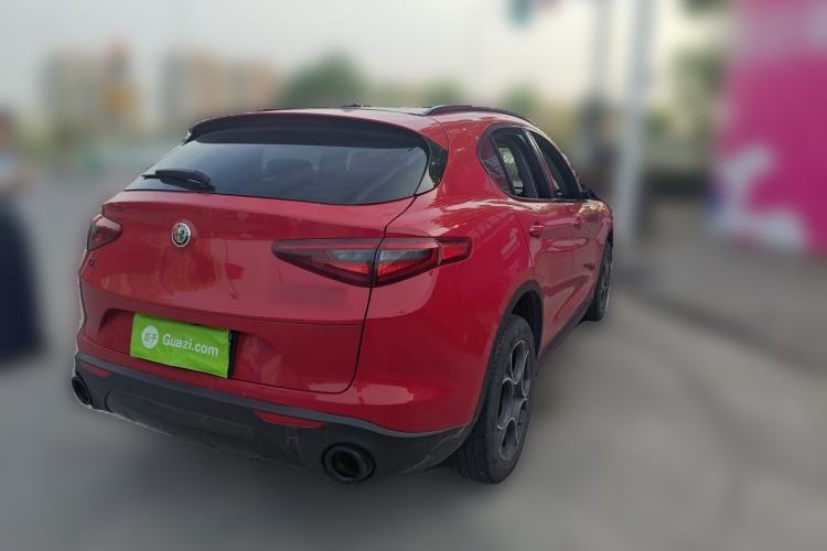 Used Alfa Romeo Stelvio 2019 2.0T 280HP Black Package Limited Edition Rear Right 45 Deg