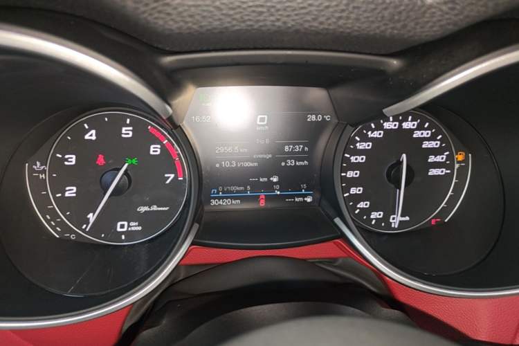 Used Alfa Romeo Stelvio 2020 2.0T 280HP Luxury Edition Instrument Cluster