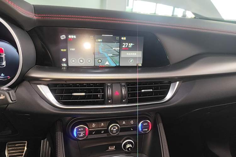 Used Alfa Romeo Stelvio 2024 2.0T 280HP Tributo Italiano Legend Tribute Edition Audio And AC Panel