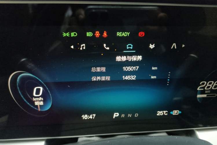Used ARCFOX Alpha S 2021 603H Odometer Close Up