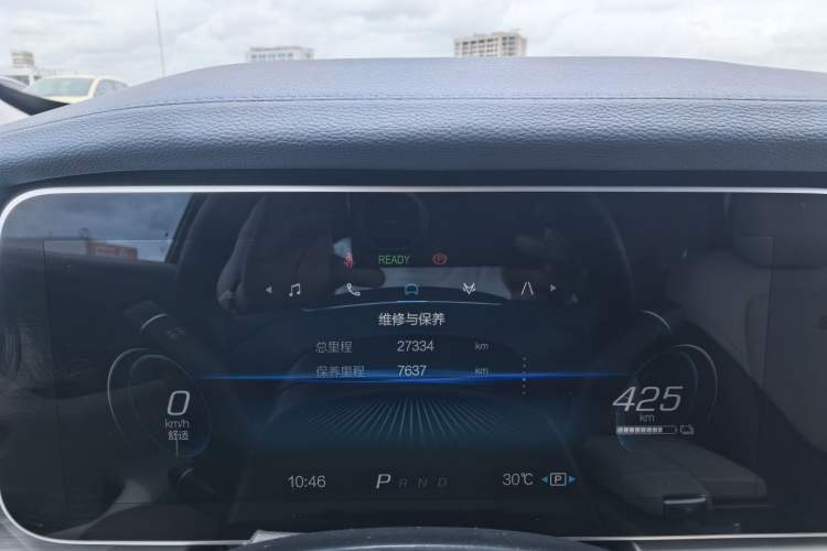 Used ARCFOX Alpha S 2021 525S+ Odometer Close Up