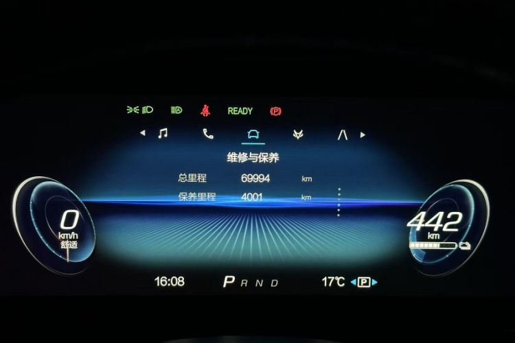 Used ARCFOX Alpha S 2021 708S+ 160kW Odometer Close Up