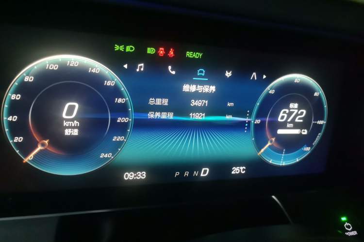 Used ARCFOX Alpha S 2022 708S+ 160kW Odometer Close Up