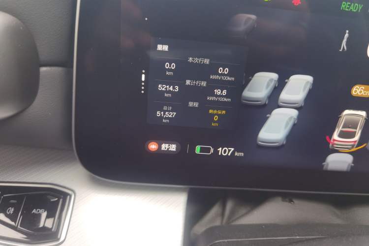 Used ARCFOX Alpha S 2022 HI Edition Advanced Version Odometer Close Up