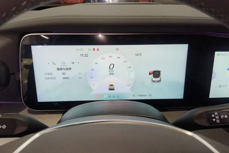 Used ARCFOX Alpha S 2023 603D Forest Edition 320kW Instrument Cluster