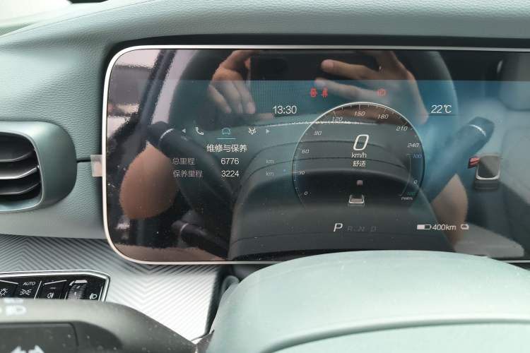 Used ARCFOX Alpha S 2023 735E+ Forest Edition 160kW Odometer Close Up