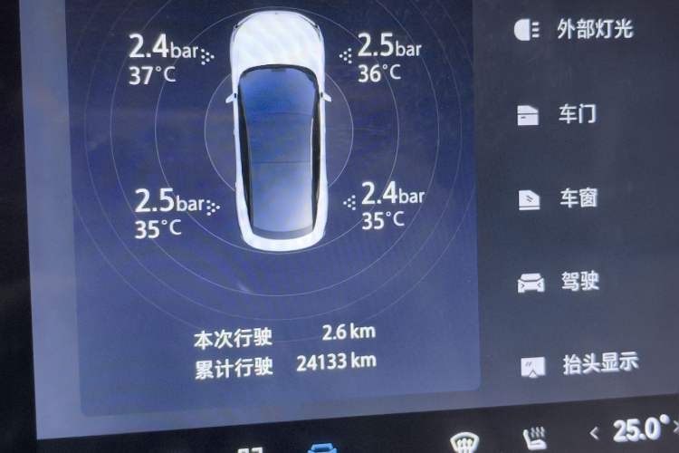 Used ARCFOX Alpha S5 2024 560MAX 185kW Odometer Close Up