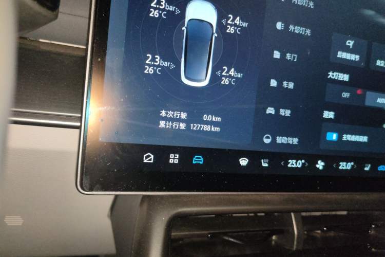 Used ARCFOX Alpha S5 2024 560PRO 185kW Odometer Close Up