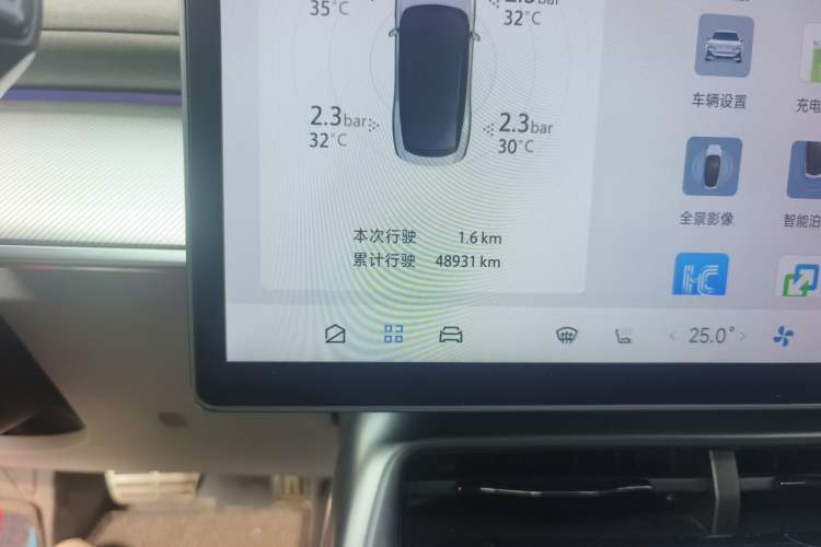 Used ARCFOX Alpha S5 2024 708MAX 200kW Odometer Close Up