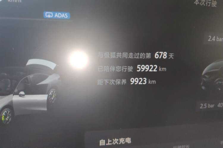 Used ARCFOX Alpha S5 2024 560MAX 185kW Odometer Close Up