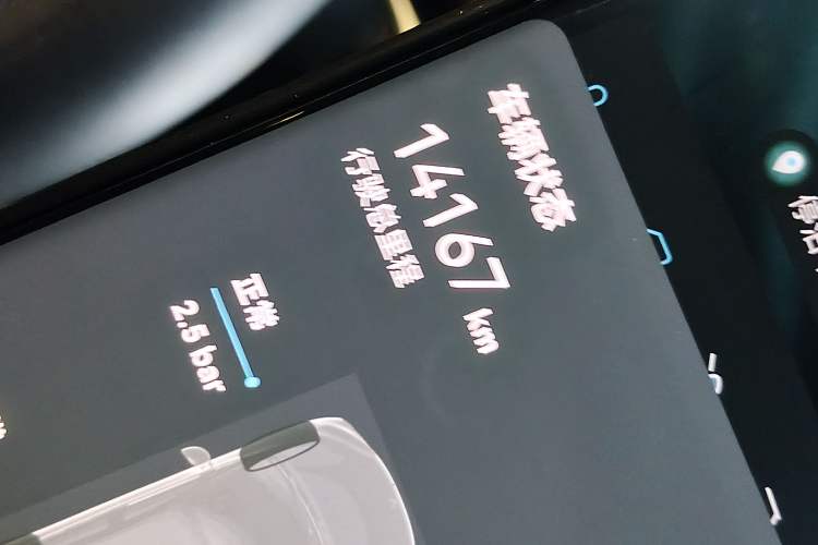 Used ARCFOX Alpha S5 2025 560MAX 185kW Odometer Close Up