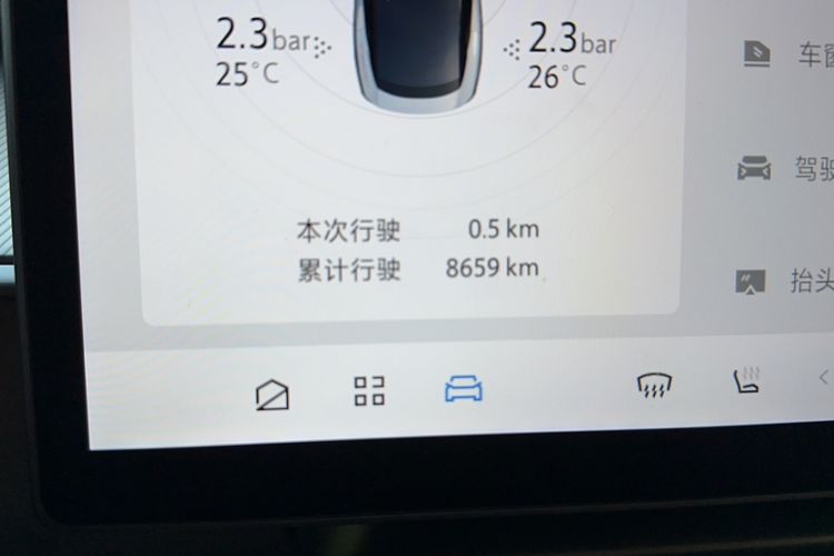 Used ARCFOX Alpha S5 2025 560MAX 185kW Odometer Close Up