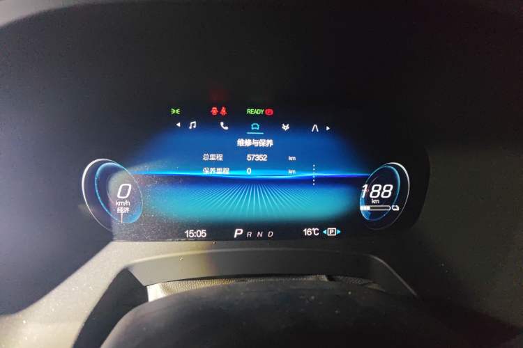 Used ARCFOX Alpha T 2021 600H Odometer Close Up