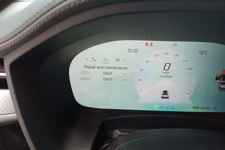 Used ARCFOX Alpha T 2022 480S 160kW Odometer Close Up