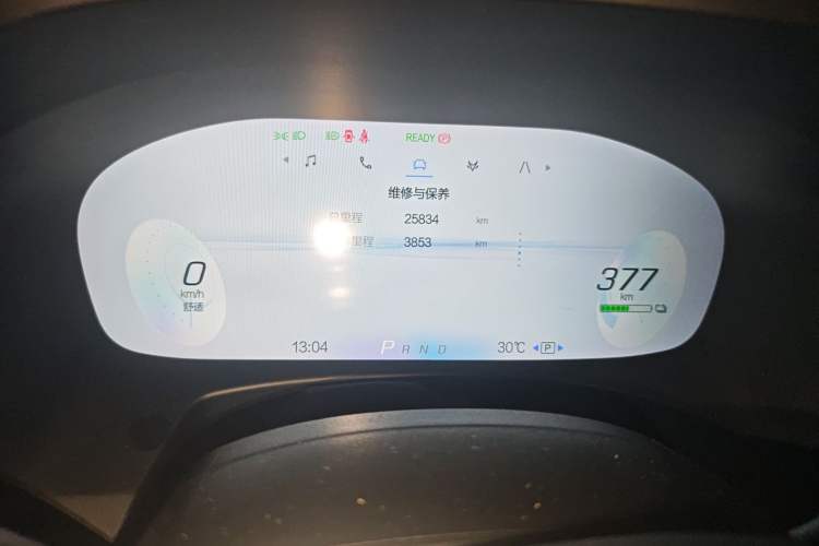 Used ARCFOX Alpha T 2022 653S 175kW Odometer Close Up