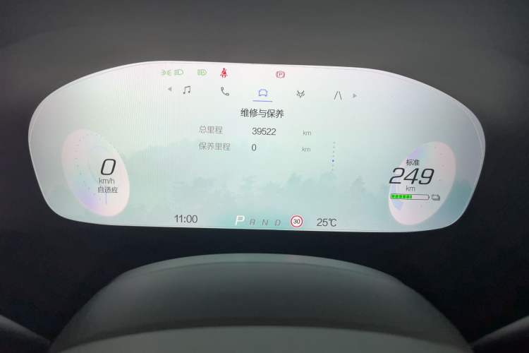 Used ARCFOX Alpha T 2023 480E Forest Edition 160kW Odometer Close Up