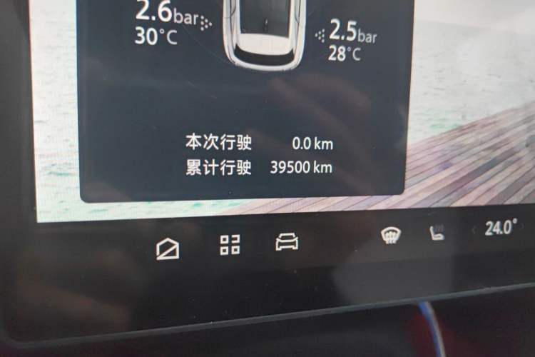 Used ARCFOX Alpha T5 2025 630 Shenxing Edition Odometer Close Up