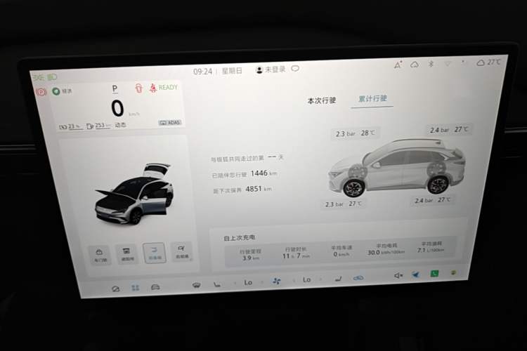 Used ARCFOX Alpha T5 2026 Model Range-Extended 1215 Yuanjing Smart Driving Version Instrument Cluster