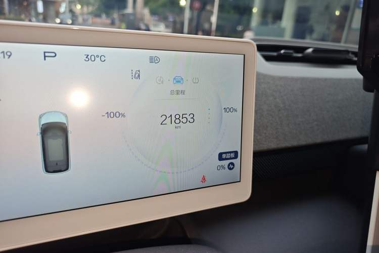 Used ARCFOX Kaola 2023 Family Edition Odometer Close Up