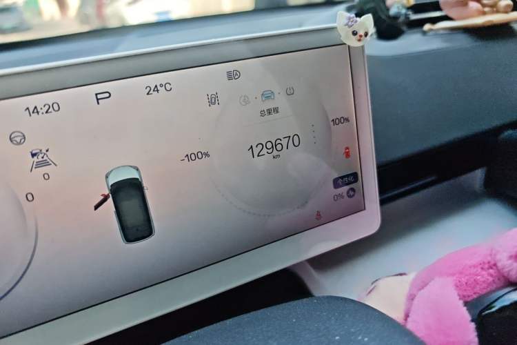 Used ARCFOX Kaola 2023 Parent-Child Edition Pro Odometer Close Up