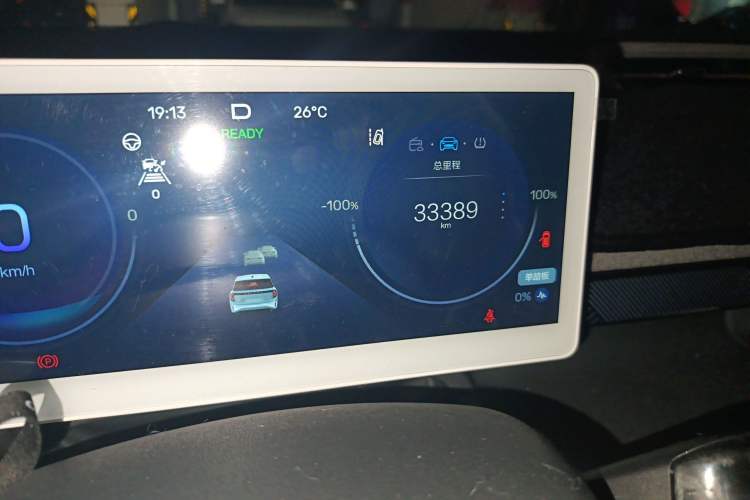 Used ARCFOX Kaola 2024 Family Edition AIR Odometer Close Up
