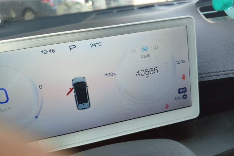 Used ARCFOX Kaola 2024 Family Edition AIR Odometer Close Up